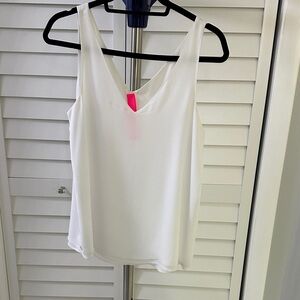 Lilly Pulitzer White Tank Top